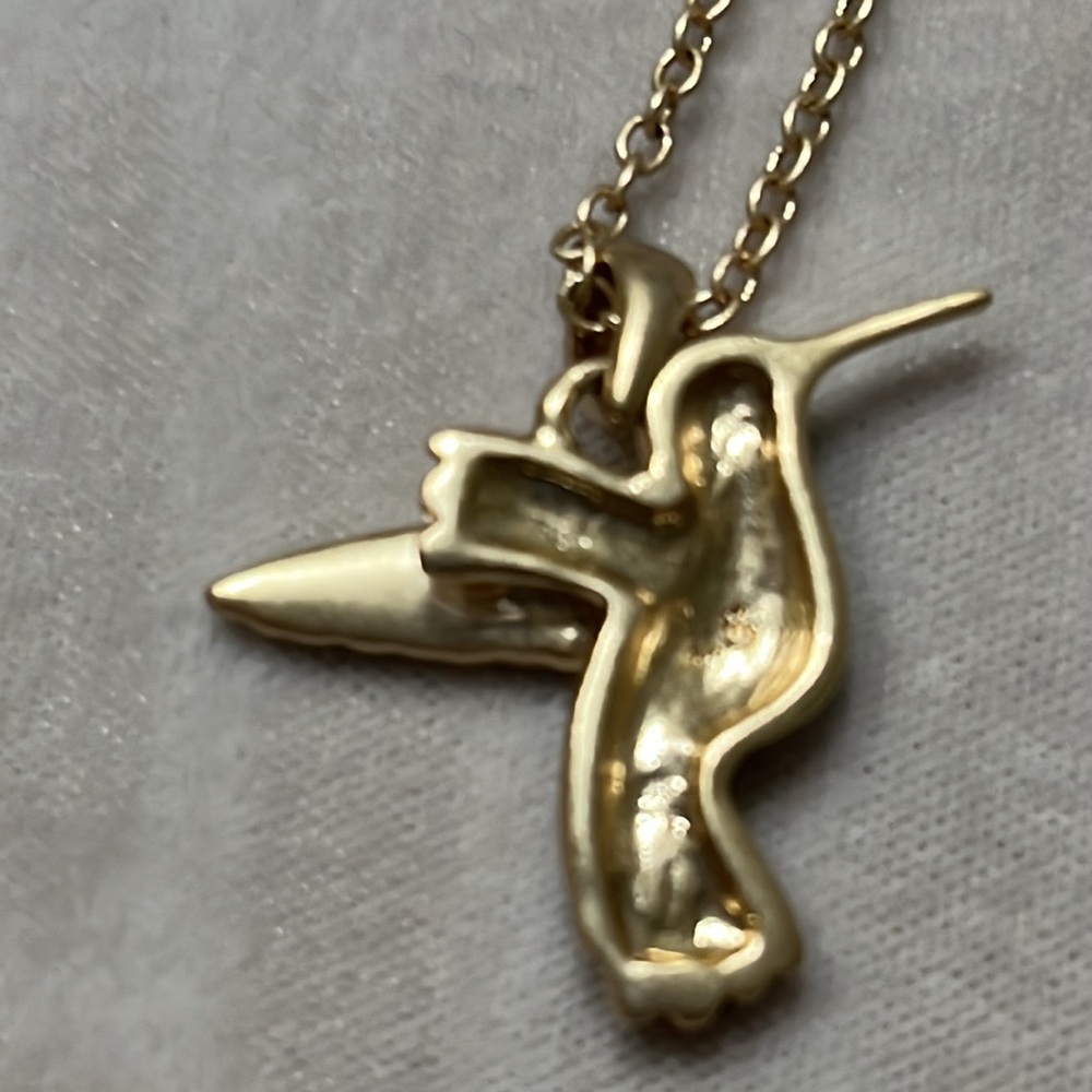 Lia Sophia hummingbird necklace - Picture 5 of 6